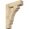 Ekena Millwork Merced Block Rough Sawn Bracket, Douglas Fir, 6"W x 28"D x 36"H BKT06X28X36MRC05RDF - alternate 1